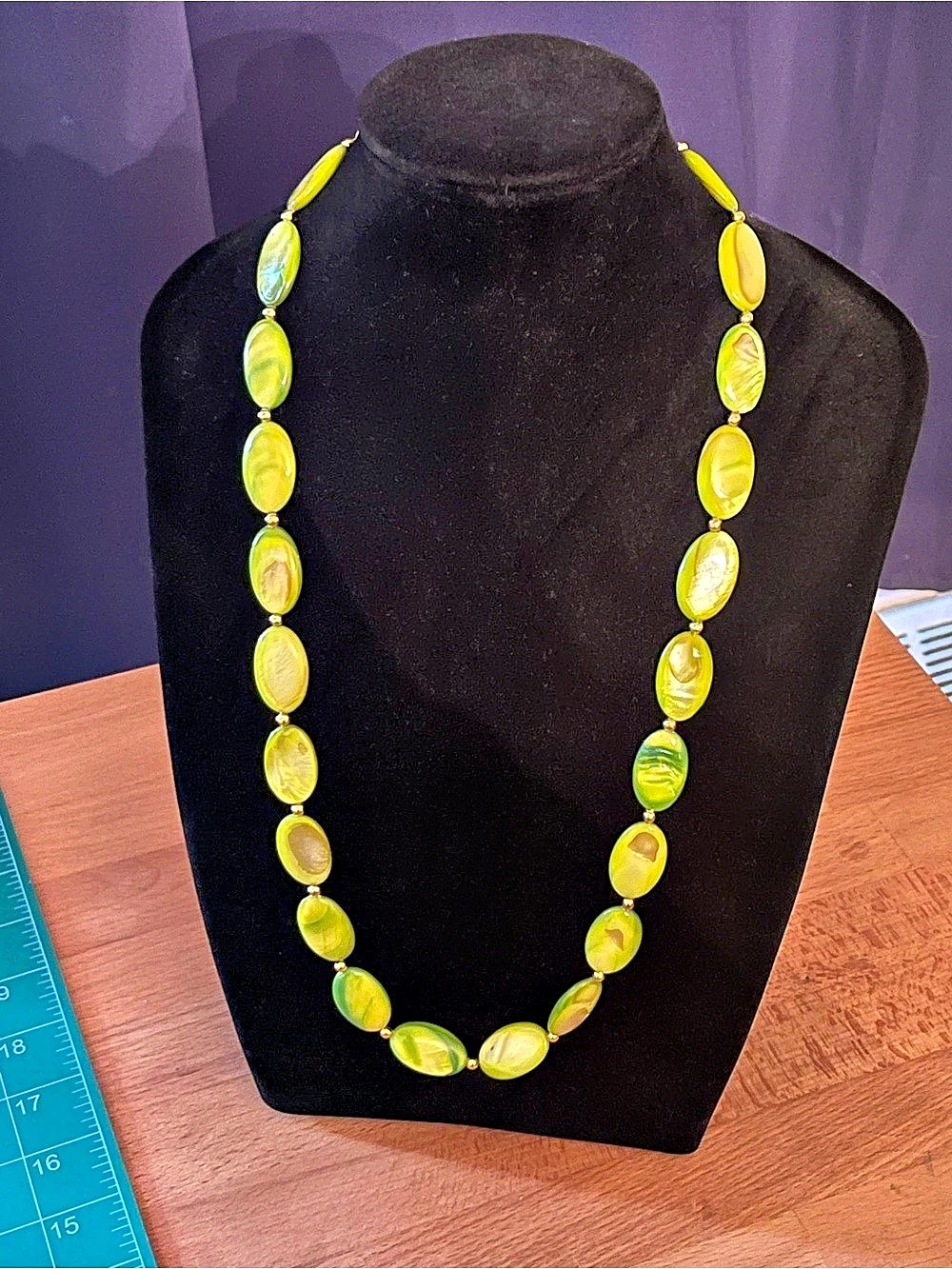 Mother-of-pearl Beaded Necklace